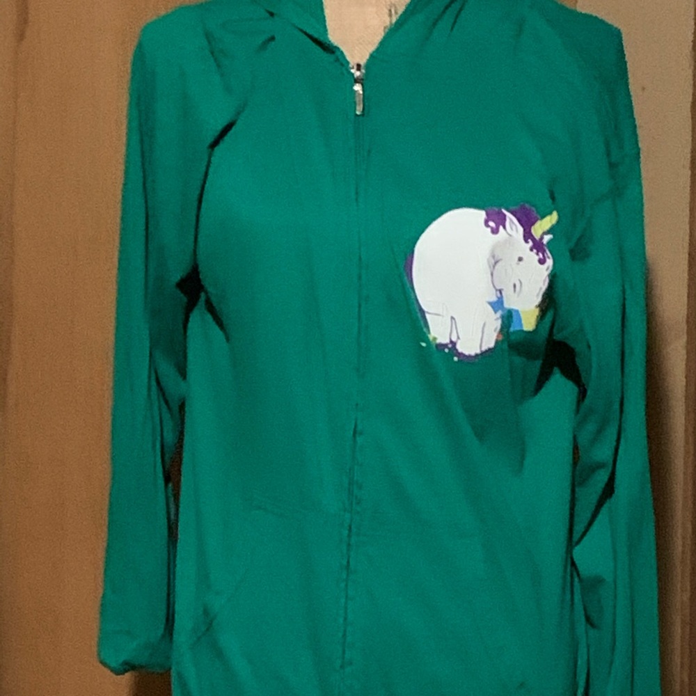 Sick Unicorn zip up hoodie- Women’s size large